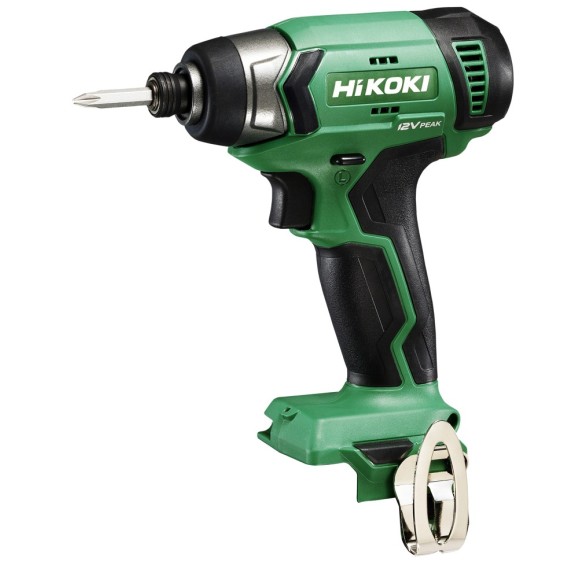 Atornillador de impacto a batería Hikoki WH12DAW4 - 12V - Compacto, luz LED, freno eléctrico - Sin batería ni cargador