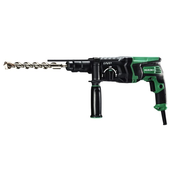 Martillo combinado Hikoki DH28PMY2 - Compacto y ligero - 850W - SDS-plus - 3 modos de uso - Maletín incluido Martillo combinado Hikoki DH28PMY2 - Compacto y ligero - 850W - SDS-plus - 3 modos de uso - Maletín incluido