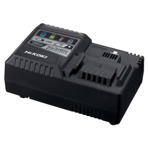 Cargador Multi Volt Hikoki UC18YSL3 - 14,4V - 18V - Carga rápida en 32 minutos - Puerto USB incluido