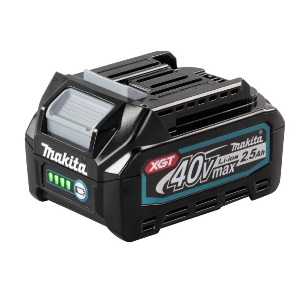 Batterie lithium-ion Makita 191B36-3 40Vmax 2,5 Ah - Indicateur de charge, charge rapide 28 min