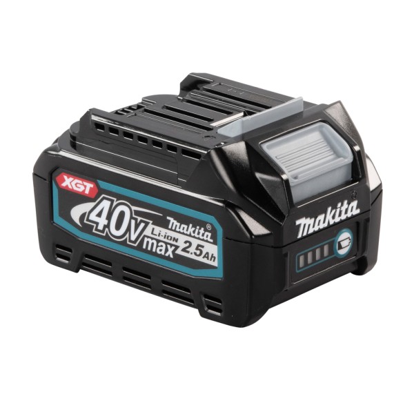 Batterie lithium-ion Makita 191B36-3 40Vmax 2,5 Ah - Indicateur de charge, charge rapide 28 min