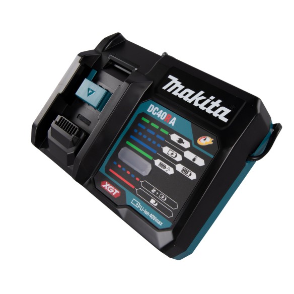 Chargeur rapide de batteries Makita DC40RA - 40Vmax - Ventilateurs de refroidissement - Charge en 22-50 min