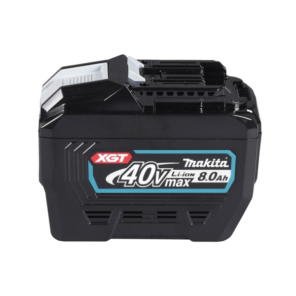 Batterie Li-ion 40Vmax Makita 191X65-8 - 8,0 Ah, charge rapide en 76 min, indicateur de niveau