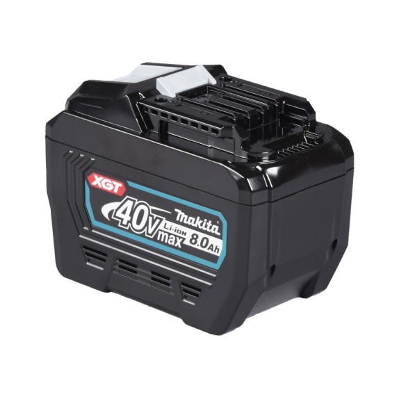 Batterie Li-ion 40Vmax Makita 191X65-8 - 8,0 Ah, charge rapide en 76 min, indicateur de niveau