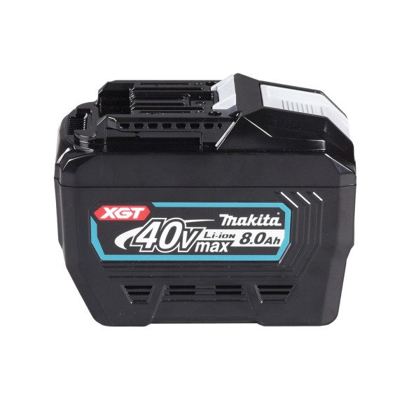 Batterie Li-ion 40Vmax Makita 191X65-8 - 8,0 Ah, charge rapide en 76 min, indicateur de niveau