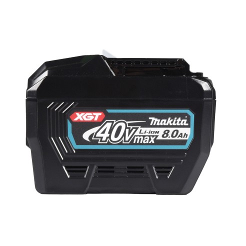 Batterie Li-ion 40Vmax Makita 191X65-8 - 8,0 Ah, charge rapide en 76 min, indicateur de niveau