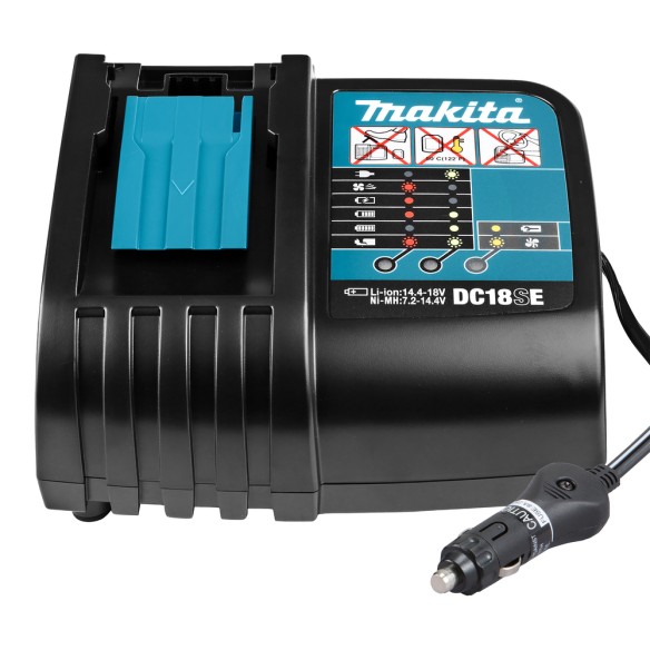 Chargeur de voiture Makita 194622-7 LXT® - Rapide 14,4V / 18V - Charge en 30-130 minutes
