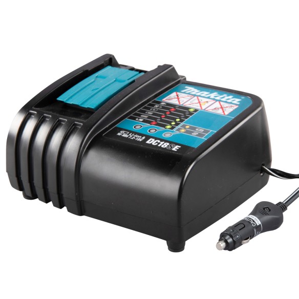Chargeur de voiture Makita 194622-7 LXT® - Rapide 14,4V / 18V - Charge en 30-130 minutes