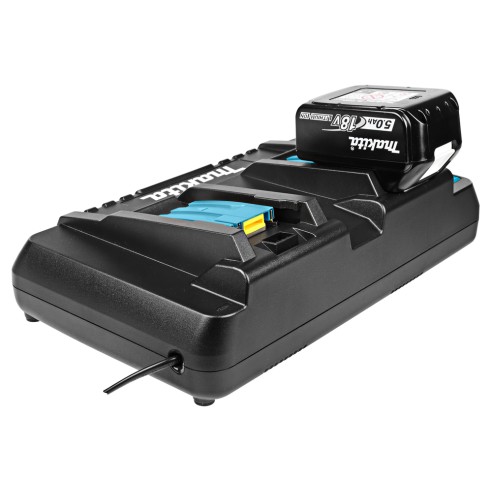 Chargeur double rapide Makita 196933-6 - 14,4V et 18V - Charge en 15-55 min - Ventilateur intégré