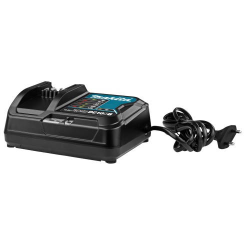 Chargeur rapide 12V Makita DC10SB - Charge en 30 min, protection contre la surcharge et la surchauffe