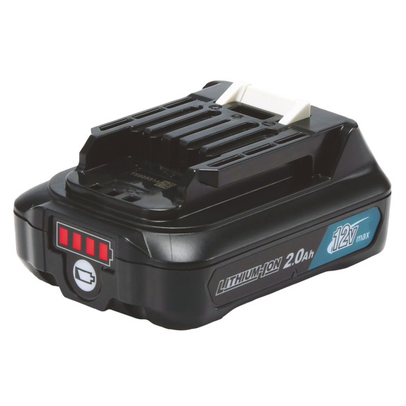 Batterie lithium-ion Makita 197396-9 12V max - 2,0 Ah, compacte et légère avec protection