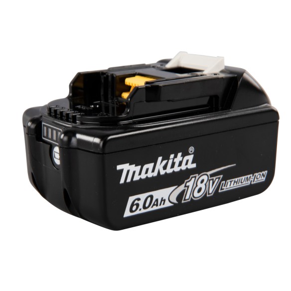 Batterie LXT 18V 6,0 Ah - Makita BL1860B - Lithium-Ion avec indicateur de charge