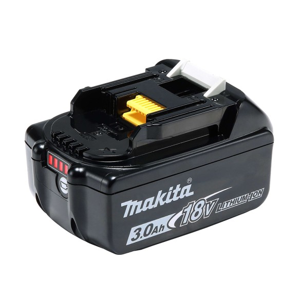 Batterie lithium 18V 3,0 Ah Makita 197599-5 - Indicateur de charge, compatible avec les outils LXT®