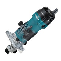 Défonceuse Makita 3711 - 530W, 32000 tr/min, démarrage en douceur, base transparente