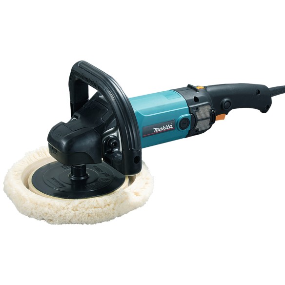 Polisseuse Makita 9237CB 1.200 W | Plateau 180 mm | Vitesse variable 0-3.200 tr/min