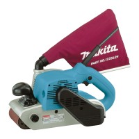 Ponceuse à bande Makita 9403 - 1.200 W, 100 mm, faible niveau de bruit et élimination rapide du matériau