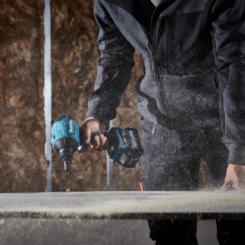 Pistolet souffleur Makita AS001GA101 - 40Vmax, 200 m/s, 4 vitesses électriques, très compact.