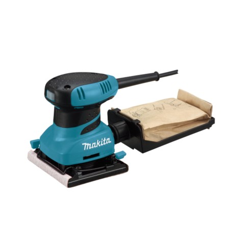 Ponceuse orbitale Makita BO4556K - 200 W, silencieuse et compacte, 14 000 tr/min