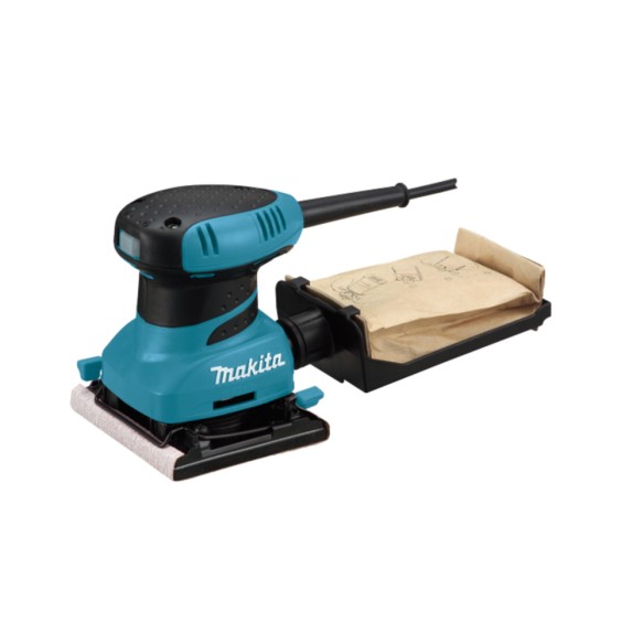 Ponceuse orbitale Makita BO4556K - 200 W, silencieuse et compacte, 14 000 tr/min