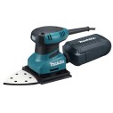 Ponceuse orbitale Makita BO4565K - 200 W, base triangulaire, 14 000 tr/min, récupérateur de poussière