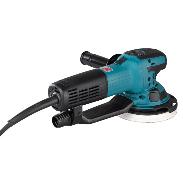 Ponceuse rotorbital Makita BO6050J - 750 W, 150 mm, vitesse variable, Coffret inclus