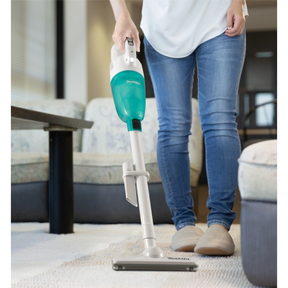 Aspirateur à main sans-fil Makita CL117FDX2 - 12Vmax, 0,65 L, lumière LED et 3 vitesses