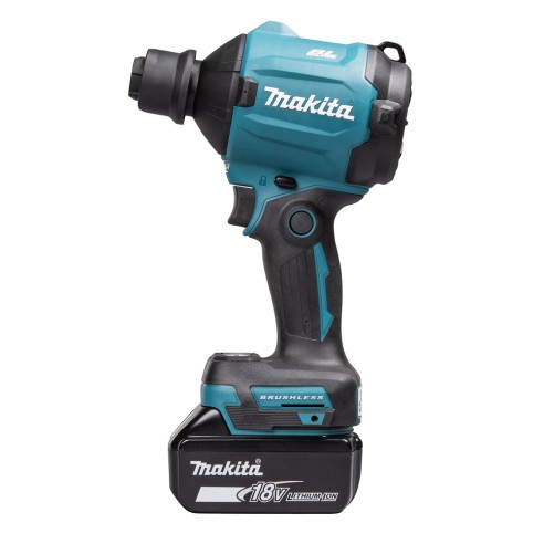 Pistolet souffleur à batterie Makita DAS180RT - 18V 6,0Ah, vitesse variable jusqu'à 200 m/s
