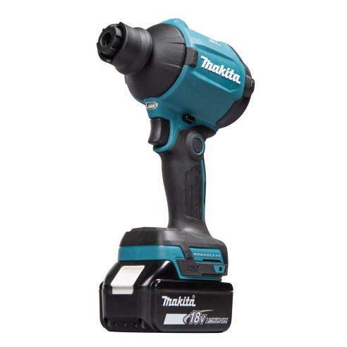 Pistolet souffleur à batterie Makita DAS180RT - 18V 6,0Ah, vitesse variable jusqu'à 200 m/s
