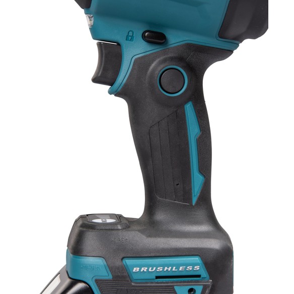 Pistolet souffleur à batterie Makita DAS180RT - 18V 6,0Ah, vitesse variable jusqu'à 200 m/s