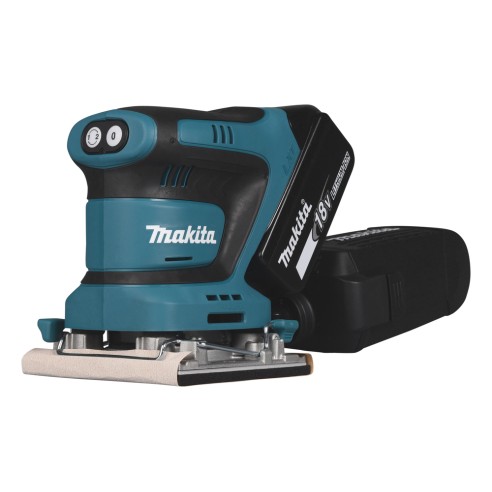 Ponceuse orbitale Makita DBO482RTJ - 18V, frein électrique, collecte de poussière, poignée ergonomique