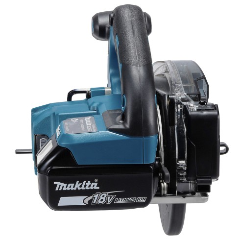 Coupeur de métal Makita DCS553RTJ - 18V, moteur sans balais, 150 mm, coupe rapide et sans étincelles