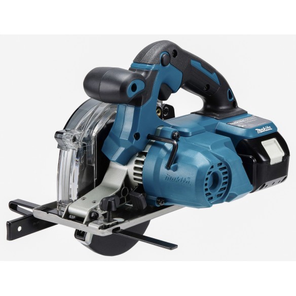 Coupeur de métal Makita DCS553RTJ - 18V, moteur sans balais, 150 mm, coupe rapide et sans étincelles