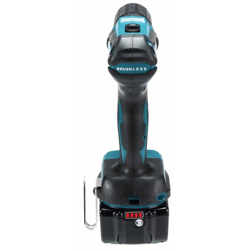 Perceuse visseuse Makita DDF483RFE - 18V, moteur sans balais, 2 vitesses, lumière LED