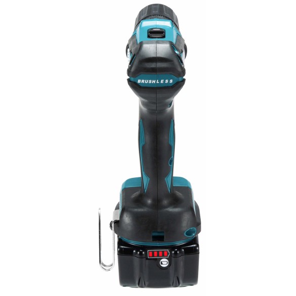 Perceuse visseuse Makita DDF483RFE - 18V, moteur sans balais, 2 vitesses, lumière LED
