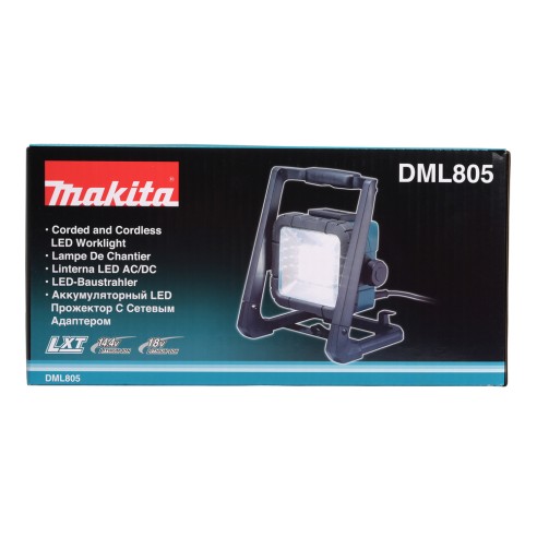 Lampe de travail Makita DEADML805 - 20 LEDs - 750 Lumens - Batterie 14,4V/18V LXT®