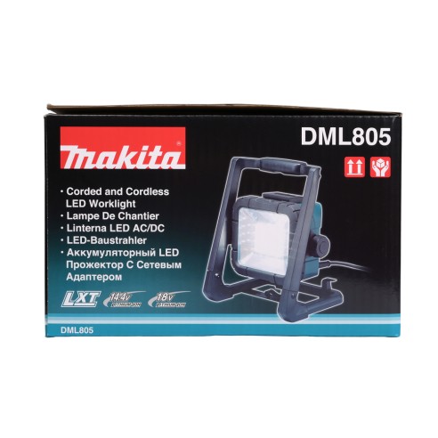 Lampe de travail Makita DEADML805 - 20 LEDs - 750 Lumens - Batterie 14,4V/18V LXT®