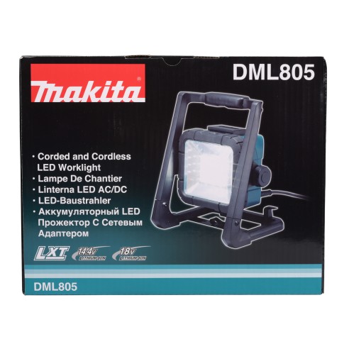 Lampe de travail Makita DEADML805 - 20 LEDs - 750 Lumens - Batterie 14,4V/18V LXT®