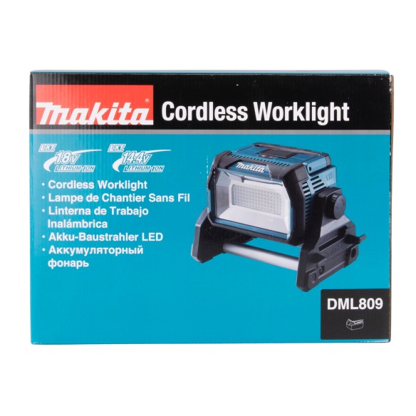 Projecteur de travail Makita DEADML809 - LED 96 unités - 3800 lx - 14,4V/18V batterie LXT®