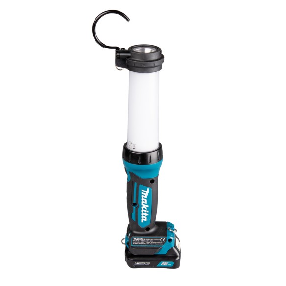 Lumière tubulaire LED Makita DEAML104 - 12Vmax, 3 modes d'éclairage, connexion USB, 710 Lumen
