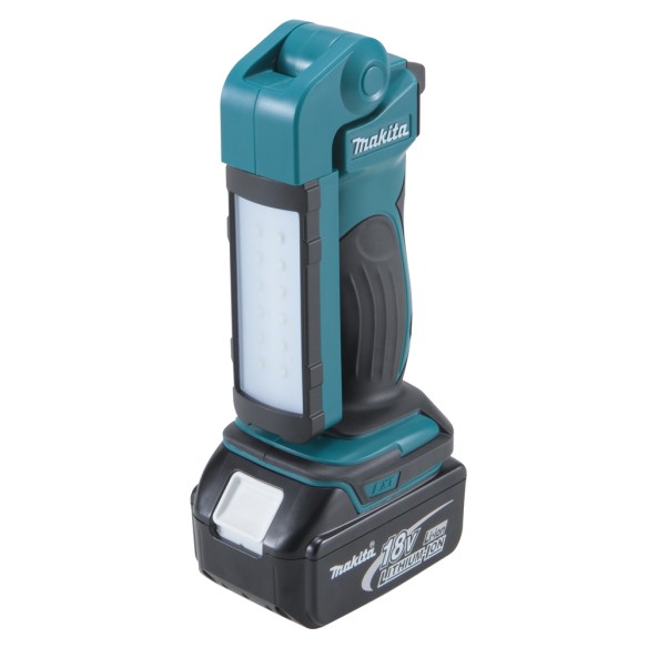 Lampe LED Makita DEBDML801 - 14,4V/18V, tête pliable, 4000 lx de luminosité