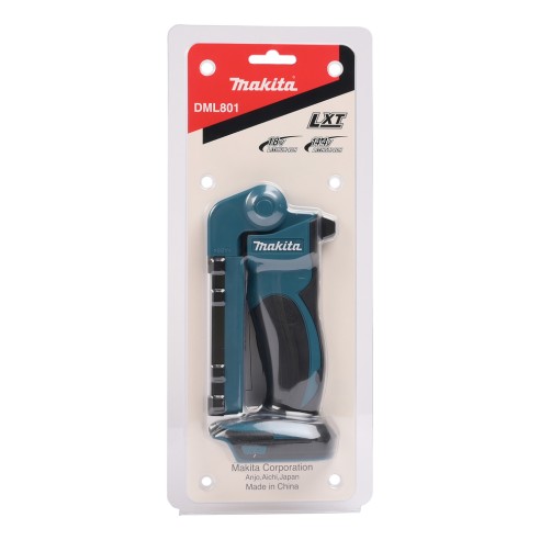 Lampe LED Makita DEBDML801 - 14,4V/18V, tête pliable, 4000 lx de luminosité