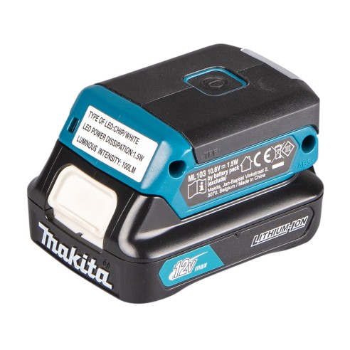 Lampe LED portable Makita DEBML103 - 12Vmax - 240 lx, design compact et léger