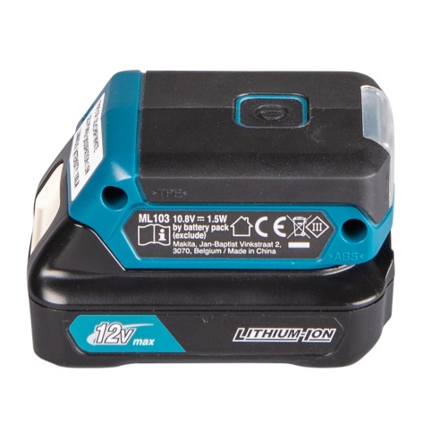 Lampe LED portable Makita DEBML103 - 12Vmax - 240 lx, design compact et léger