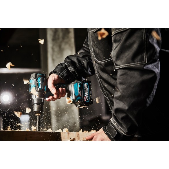 Perceuse Visseuse Makita DF001GM201 - 40Vmax, 140 Nm, moteur sans balais, 2 batteries 4,0Ah