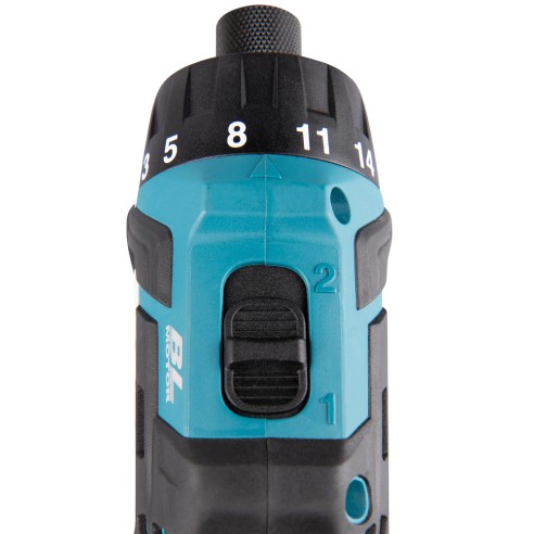 Perceuse Visseuse 12V Makita DF032DSAE - Moteur sans balais, 35 Nm, lumière LED, 2 batteries 2,0Ah
