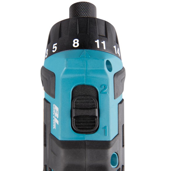 Perceuse Visseuse 12V Makita DF032DSAE - Moteur sans balais, 35 Nm, lumière LED, 2 batteries 2,0Ah
