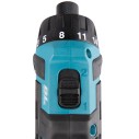 Perceuse Visseuse 12V Makita DF032DSAE - Moteur sans balais, 35 Nm, lumière LED, 2 batteries 2,0Ah