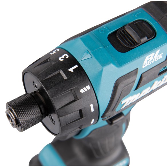 Perceuse Visseuse 12V Makita DF032DSAE - Moteur sans balais, 35 Nm, lumière LED, 2 batteries 2,0Ah