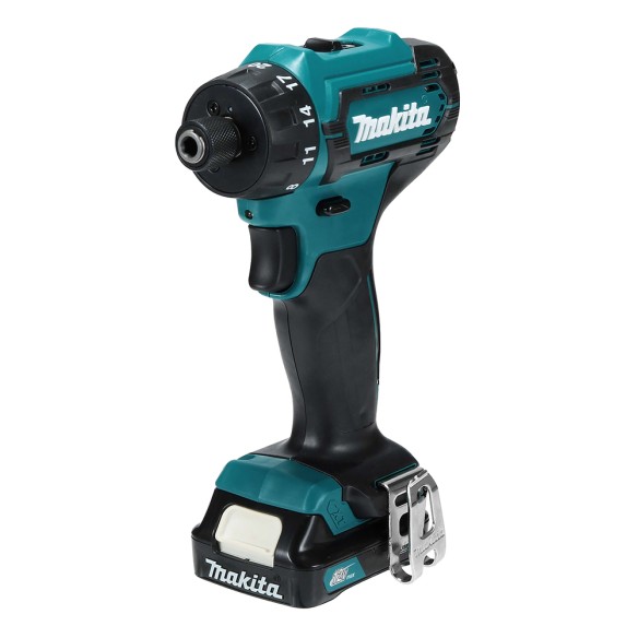 Perceuse Visseuse Makita DF033DSAE 12V - Moteur BL sans balais - 2 vitesses et lumière LED
