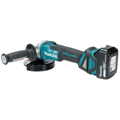 Mini meuleuse Makita DGA513RTJ - 125 mm - 18V - Moteur sans balais, vitesse réglable